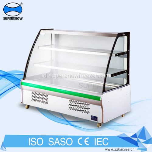 Rak Display Chiller Freezer Terpasang di Dinding